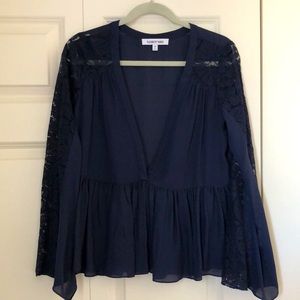 Elizabeth and James peplum top - WORN ONCE